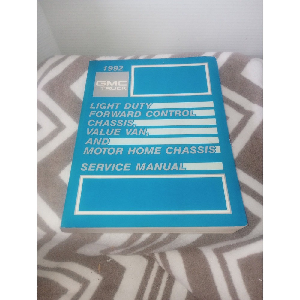 General Motors Co GMC 1992 Service Manual 1991 Paperback‎